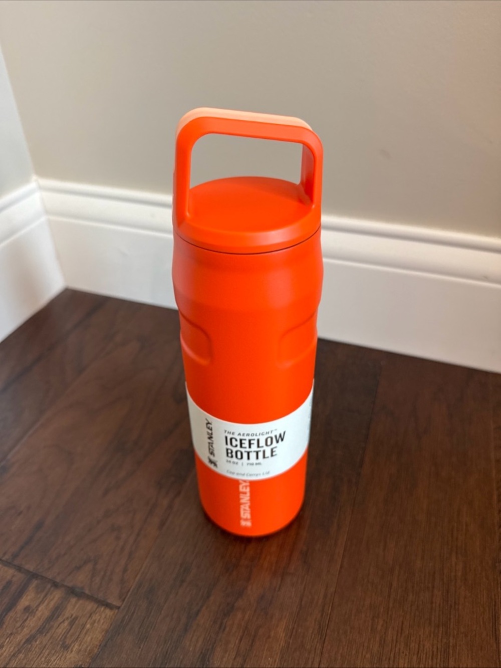 Stanley 24 Oz Aerolight Iceflow Bottle W/Cap And Carry+ Lid NEW!